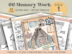 CC Cycle 1 Coloring Book Gift For CC Mom Resource Classical Conversation