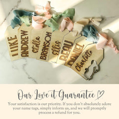 Personalized Easter Basket Tag Gift For Kids Bunny Easter Name Tag Easter Basket Wooden Name Ribbon Kids Easter Basket Name Tag Easter Gift