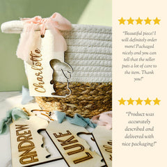 Kids Easter Basket Name Tag 
Easter Gift