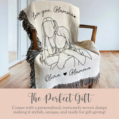 Gift for Glamma Art Tapestry 
Mothers Day Gift