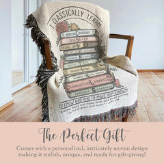 Gift For CC Essentials Tutor Tapestry 
Classical Conversations Grammar Woven Throw