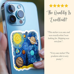 CC Cycle 2 Van Gogh Vinyl Sticker Gift for CC Student Cycle 2 Decal First Day Class Gift Classical Conversation Memory Master Gift Year End