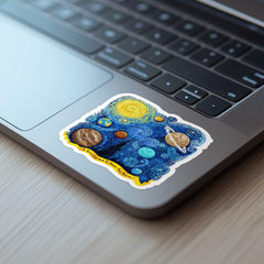 CC Cycle 2 Van Gogh Vinyl Sticker Gift for CC Student Cycle 2 Decal First Day Class Gift Classical Conversation Memory Master Gift Year End