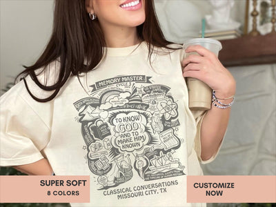 Cycle 3 Memory Master Shirt Classical Conversations T-Shirt To Know God and Make Him Known Shirt CC Cycle 3 Memory Master Tee Cycle 3 Tshirt
