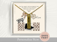 Personalized Skate Mom Necklace