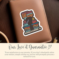 CC Challenge II Vinyl Sticker Gift for Classical Conversations Student CC Back to School Gift Challenge 2 Decal Class Gift Memory Work Decor