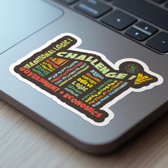 CC Challenge I Vinyl Sticker Gift for Classical Conversation Student CC Back to School Gift Challenge I Decal Memory Work Decor To Know God
