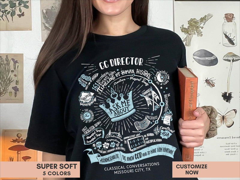 Personalized Cycle 2 CC Director Shirt
Gift for Classical Conversations Director T-Shirt