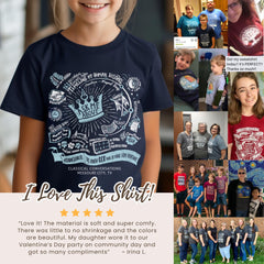 Personalized Cycle 2 CC Youth Shirt Gift for CC Kid Classical Conversations Cycle 2 T-shirt CC Back to School Gift Homeschooling Tee Crown