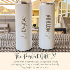 Personalized Figure Skating Tumbler Gift for Figure Skater Cup Ice Skating Competition Gift Figure Skating Skinny Tumbler Ice Coffee Tumbler