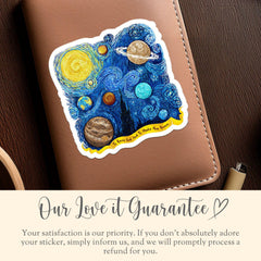 Classical Conversations 
Cycle 2 Van Gogh Planet Vinyl Decal