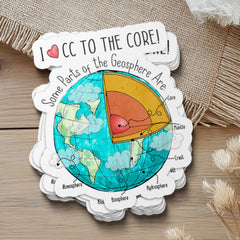 CC Cycle 1 Geosphere Vinyl Sticker Gift For CC Student End Of Year Gift Classical Conversations Cycle 1 Decal Class Gift Memory Work Decor