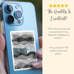 CC Challenge A Vinyl Sticker Gift for CC Student First Day Gift Classical Conversations CC Challenge Accomplished Decal Memory Work Gift