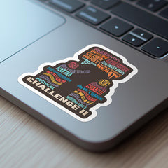 CC Challenge II Vinyl Sticker Gift for Classical Conversations Student CC Back to School Gift Challenge 2 Decal Class Gift Memory Work Decor