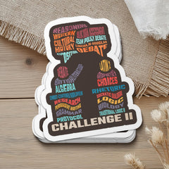 CC Challenge II Vinyl Sticker Gift for Classical Conversations Student CC Back to School Gift Challenge 2 Decal Class Gift Memory Work Decor
