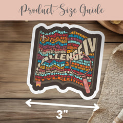 CC Challenge IV Vinyl Sticker Gift for CC Student End of Year Gift Classical Conversations Challenge 4 Decal Memory Work Decor To Know God