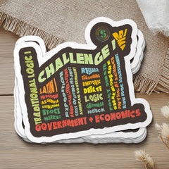 CC Challenge I Vinyl Sticker Gift for Classical Conversation Student CC Back to School Gift Challenge I Decal Memory Work Decor To Know God