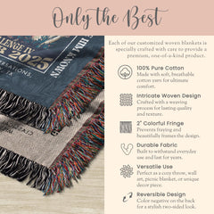 CC Graduation Gift 
Senior Woven Throw