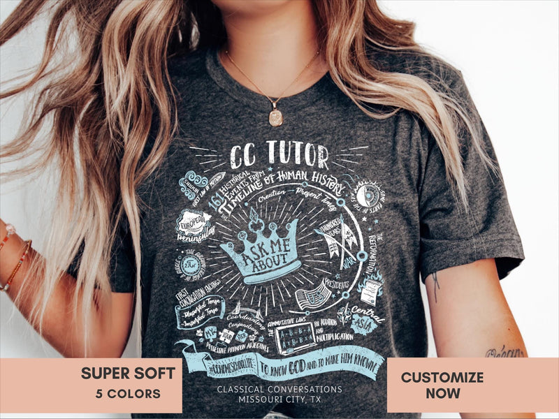 Personalized Cycle 2 CC Tutor Shirt 
Gift for Classical Conversation Tutor T-Shirt
