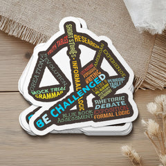 CC Challenge B Vinyl Sticker Gift for CC Class Classical Conversations CC Back to School Gift Challenge B Decal Memory Work Gift Mock Trial