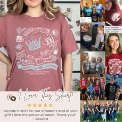 Personalized Cycle 2 CC Shirt Gift for CC Student T-Shirt Classical Conversations CC Back to School Gift Homeschool Mom Shirt Crown T Shirt