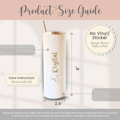 Personalized Figure Skating Tumbler Gift for Figure Skater Cup Ice Skating Competition Gift Figure Skating Skinny Tumbler Ice Coffee Tumbler
