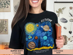 Personalized Cycle 2 Van Gogh Tutor Shirt 
Gift for CC Tutor