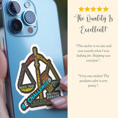 CC Challenge B Vinyl Sticker Gift for CC Class Classical Conversations CC Back to School Gift Challenge B Decal Memory Work Gift Mock Trial