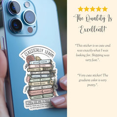 CC Essentials Vinyl Sticker Gift for CC Student Back to School Gift Classical Conversations Essentials Decal Memory Work Gift Book Stack