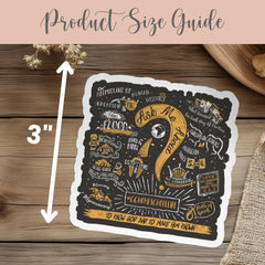 CC Cycle 2 Vinyl Sticker Gift for Classical Conversations Student CC Back to School Gift Cycle 2 Decal Sticker CC Class Gift Question Decal