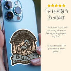 CC Challenge Vinyl Sticker Gift for Classical Conversation Student CC Back to School Gift Rise to the Challenge Decal Sticker CC Class Gift