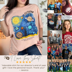 Personalized Cycle 2 Van Gogh Tutor Shirt Gift for CC Tutor T-Shirt CC First Day Gift Classical Conversations Cycle 2 Foundation Tee Planet