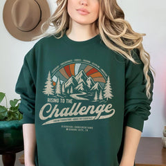 Personalized Challenge Sweatshirt Gift for CC Director Pullover Classical Conversations Back to School Gift Homeschool Mom Sweater Mountain