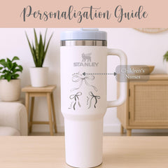 Custom Mama Tumbler Gift For Mom Tumbler Engraving Mothers Day Gift Mama Tumbler With Straw Mom Travel Mug Christmas Gift Kid Name Engraved