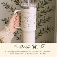 Teacher Appreciation Tumbler With Handle