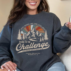 Personalized Challenge Sweatshirt Gift for CC Director Pullover Classical Conversations Back to School Gift Homeschool Mom Sweater Mountain