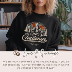 Personalized Challenge Sweatshirt Gift for CC Director Pullover Classical Conversations Back to School Gift Homeschool Mom Sweater Mountain