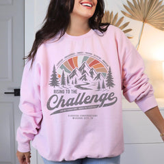 Personalized Challenge Sweatshirt Gift for CC Director Pullover Classical Conversations Back to School Gift Homeschool Mom Sweater Mountain