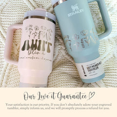 Personalized Aunt Tumbler With Straw Gift for Aunt To Be Tumbler Mothers Day Gift Auntie Tumbler Aunt Engraved Tumbler With Handle Kids Name