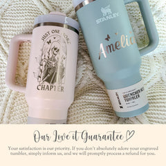 Personalized Book Lover Tumbler With Handle Gift For Bookworm Tumbler Birthday Gift Booklover Engraved Tumbler With Straw Reader Bookish