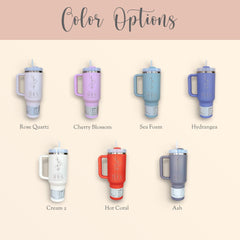 Personalized Bride To Be Tumbler With Handle Gift For Bride To Be Travel Cup Bridal Shower Gift Future Mrs Laser Engrave Tumbler Straw Name