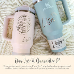 Personalized Family Vacation Tumbler With Straw Gift for Family Vacation Travel Cup Family Trip Gift Family Vacation Engraved Tumbler Handle