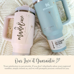 Personalized Bridesmaid Tumbler With Straw Gift For Bridesmaid Tumbler Engraved Bridesmaid Proposal Tumbler With Handle Bridal Shower Gift