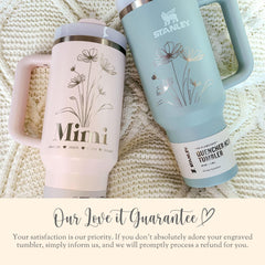 Personalized Mimi Tumbler With Straw Gift For Mimi Tumbler Engraved Mothers Day Gift Grandma Tumbler With Handle Mimi Cup Grandkids Names