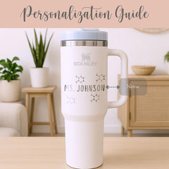Personalized Science Teacher Tumbler With Straw Gift for Science Teacher Engraved Tumbler Teachers Day Gift Science Instructor Travel Cup