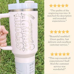 2nd Grade Teacher Engraved Tumbler
