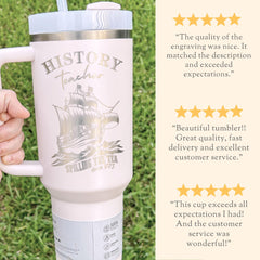 History Teacher Engraved Tumbler