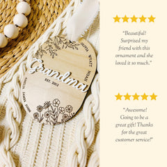 Grandma ornament feedback