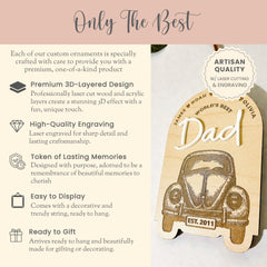 Dad Ornament only the best