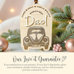 Dad Ornament love it guarantee